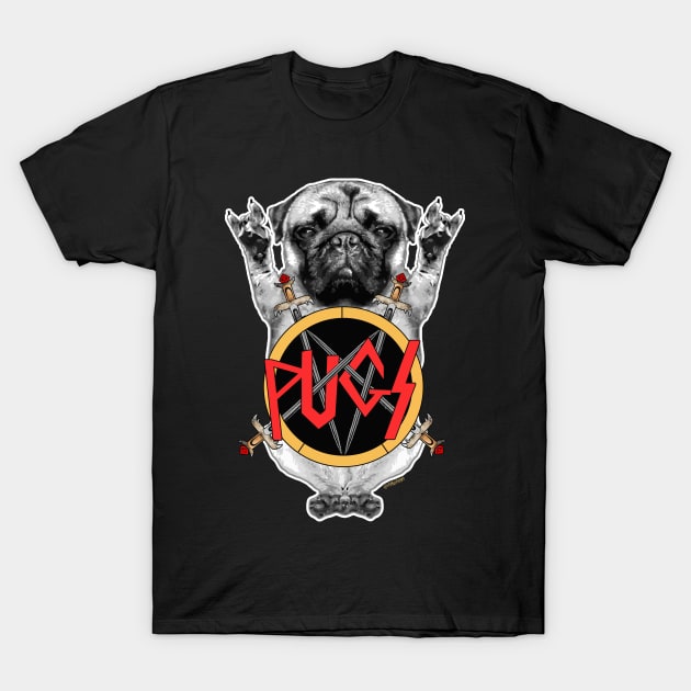 SLAYPUG T-Shirt by darklordpug